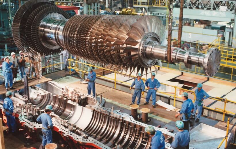 1989 年，在高砂工厂完成M501F 燃气轮机实际负荷测试